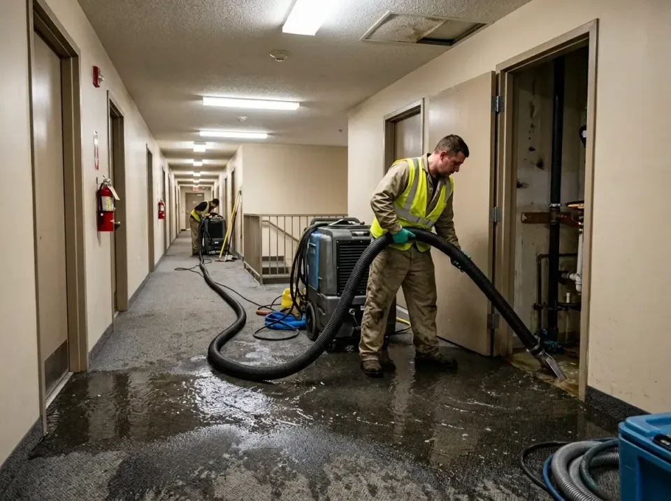 multi-unit-apartment-hallway-f-005 — frequently asked questions, Emergency Burst Pipe Water Extraction & Removal in Akron, NY